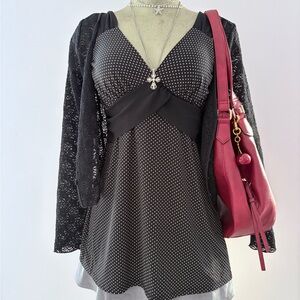 Black and White Polka Dot Dress